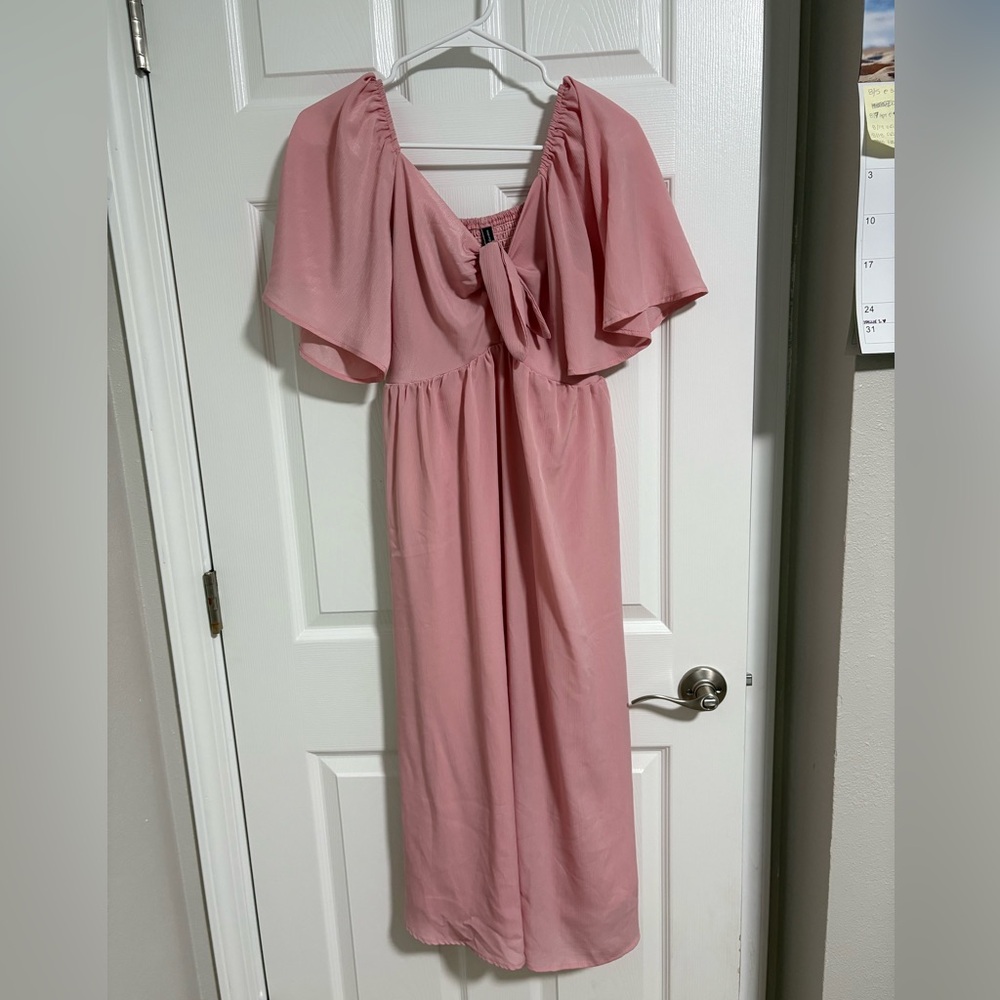 PRETTYGARDEN | NWOT Pink Midi Dress - Picture 2 of 2